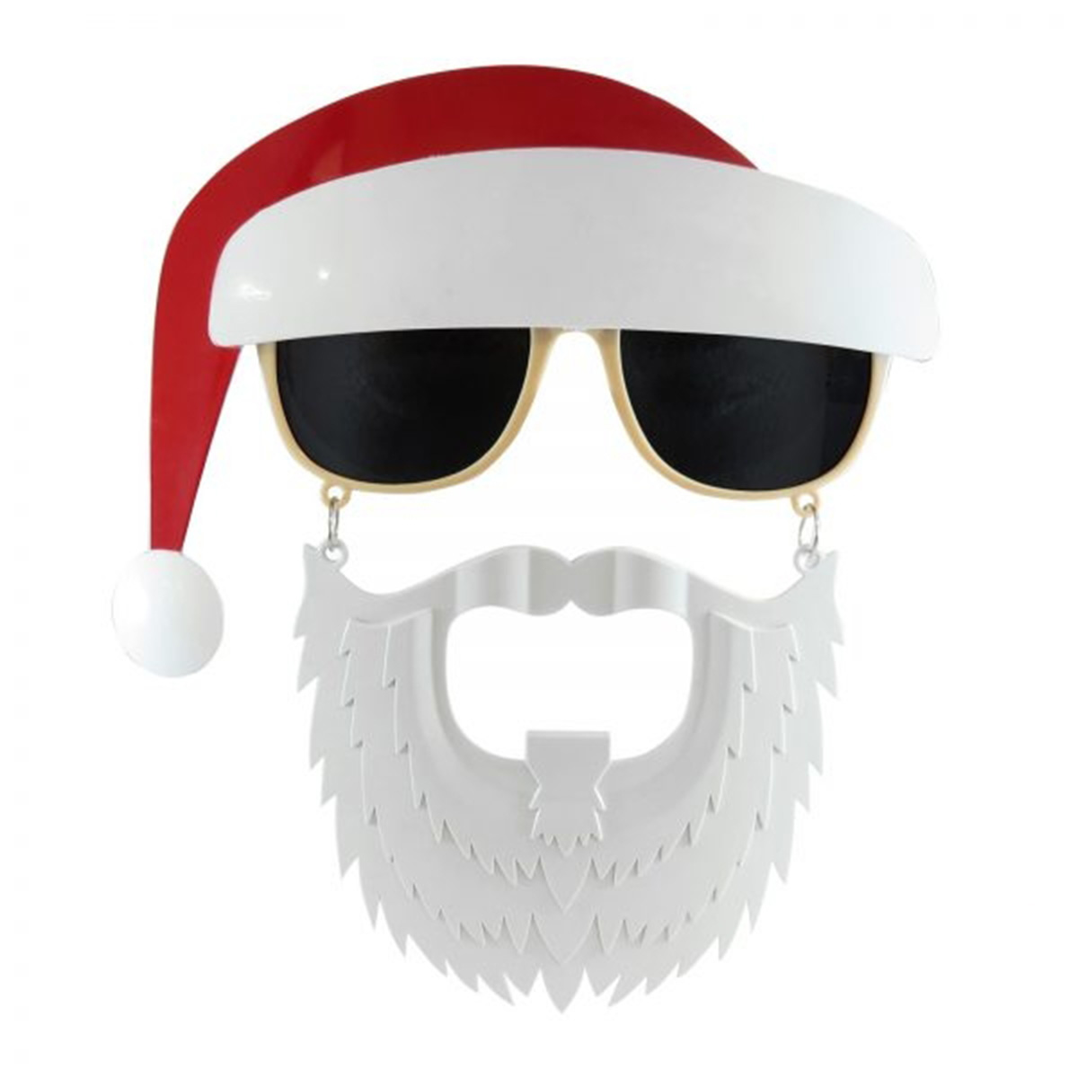 Santa Claus With Beard Cap